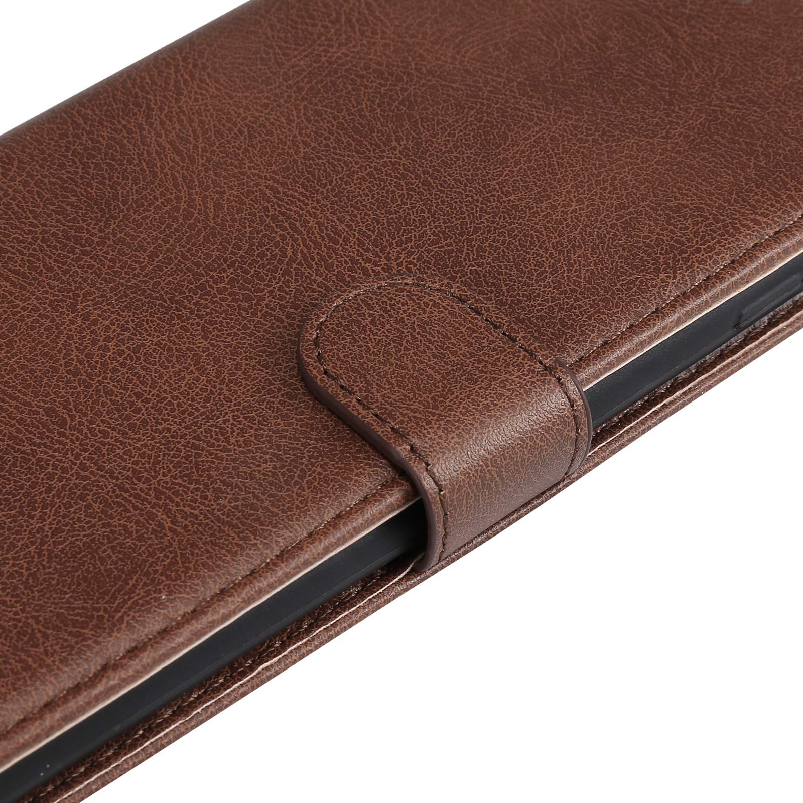 Motorola Moto Edge 20 Wallet Case with Card Holder - Brown for Daily Essentials