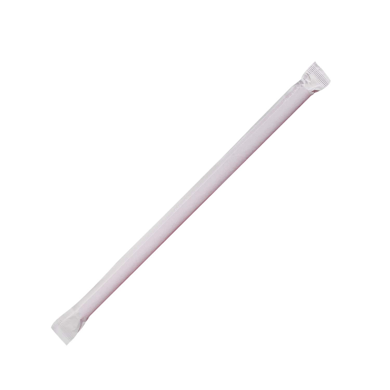 Karat C9130 7.75 Inch Giant Paper-Wrapped Straws (8mm Diameter) - Bulk Pack of 7500 Red Drinking Straws for Parties, Restaurants & Smoothie Shops