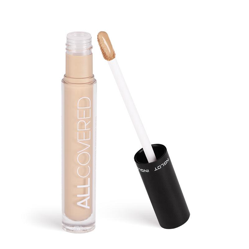 INGLOT All Covered Under Eye Concealer - Full Coverage, Long-Lasting, Brightening - Perfect for Dark Circles & Blemishes - Ideal for Everyday Makeup & Professional Use