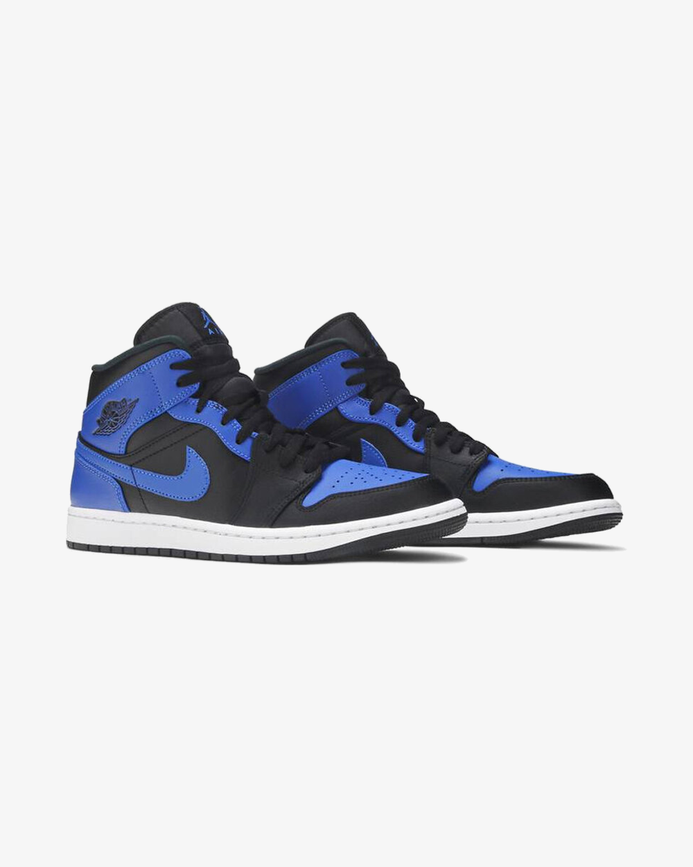 Nike Air Jordan 1 Mid Hyper Royal Blue Basketball Shoes for Men - Stylish Sneakers for Casual Wear, Street Fashion & Sports Performance
