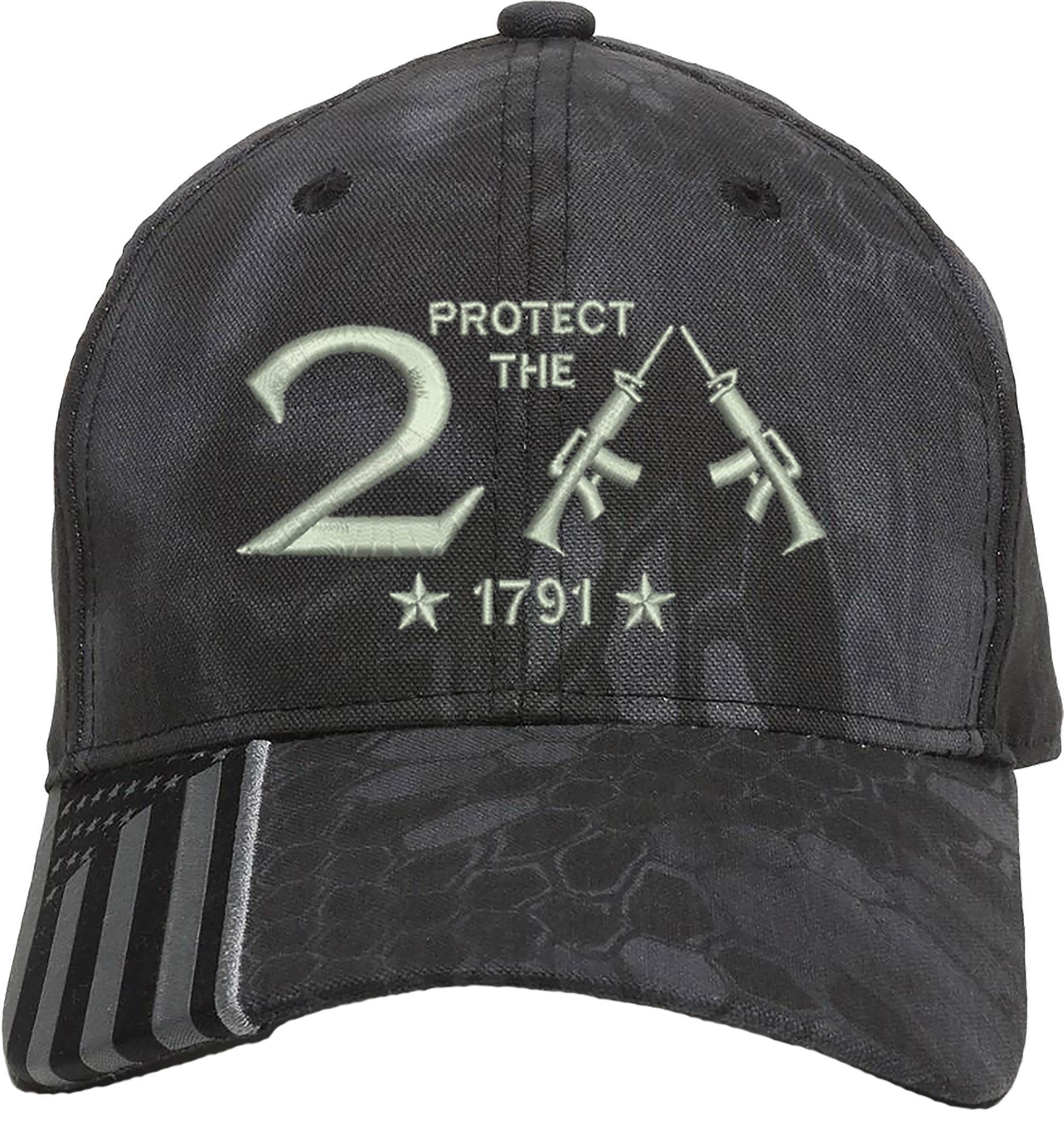 2nd Amendment AR15 Freedom Embroidered Hat - One Size Fits All for Outdoor & Shooting