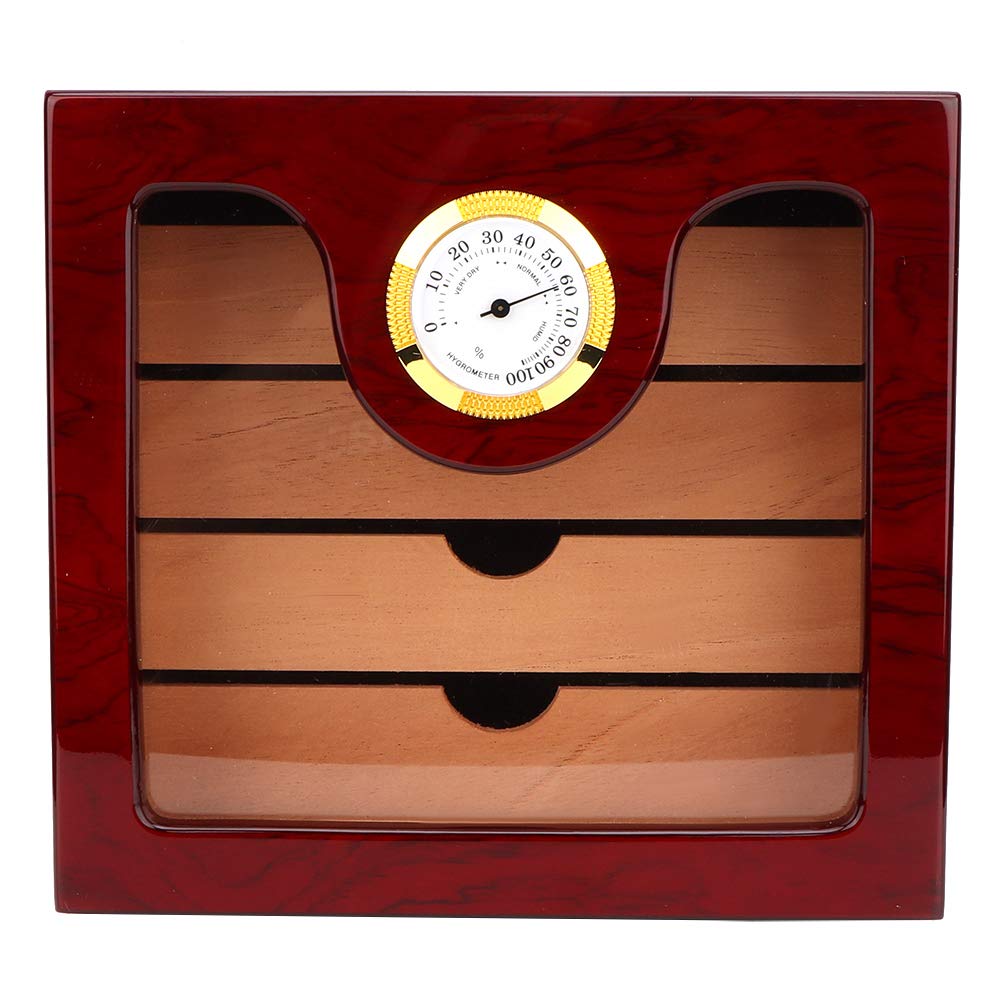 Premium Cigar Humidor Box - Large Capacity, Elegant & Luxurious Cigar Storage Case - Perfect Gift for Men & Fathers - Ideal for Home, Office & Travel Use