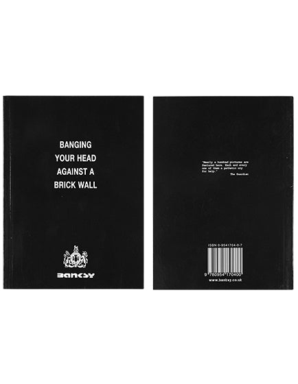 Banksy Art Print - Banging Your Head Against a Brick Wall Wall Decor | Street Art Poster for Home & Office | Perfect for Urban Art Lovers & Modern Interior Design
