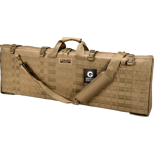 Barska BI12032 Loaded Gear 40 Tactical Rifle Bag for Shooting Range - Durable Black RX 300 Gun Case with Padded Interior | Perfect for Range Days, Hunting Trips & Firearm Storage