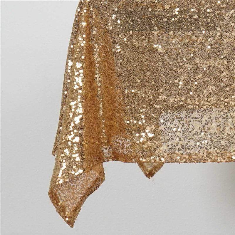 54x54 Inch Sparkling Sequined Square Tablecloth for Parties, Weddings, and Special Events - Elegant Dining Decor