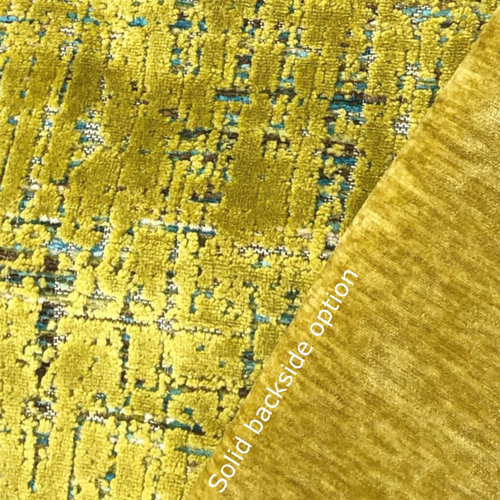 Cassidy Yellow Tweed Textured Velvet Pillow Cover - Soft Decorative Throw Pillow Case for Sofa, Bed & Home Decor (18x18 Inches)