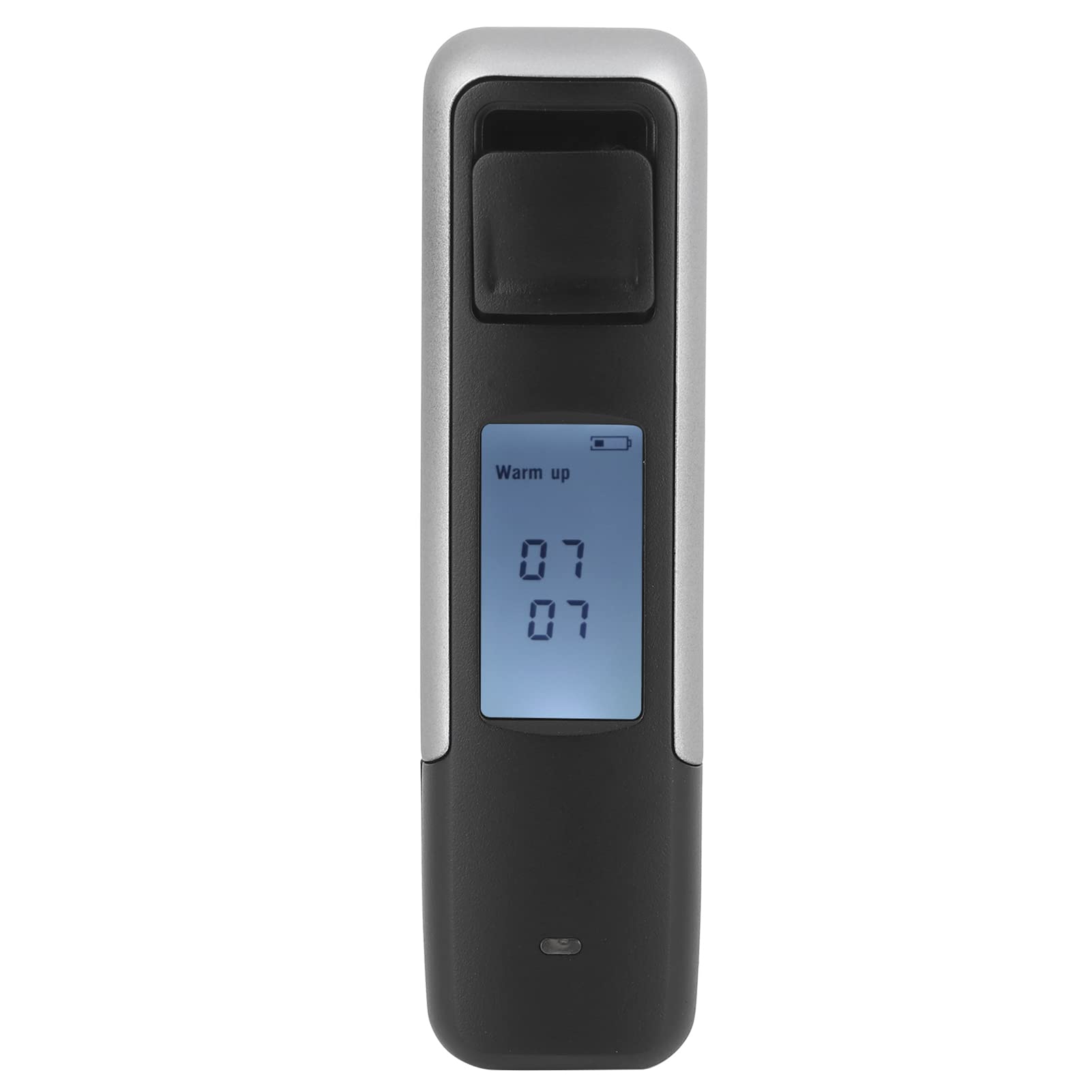 Keenso Digital Breathalyzer Alcohol Tester - Portable Breathalyzer with LCD Display for Personal & Professional Use - Drunk Driving Analyzer & Wine Tester (Silver, Model CSY-006) - Perfect for Home, Bars, Parties & Road Safety Checks