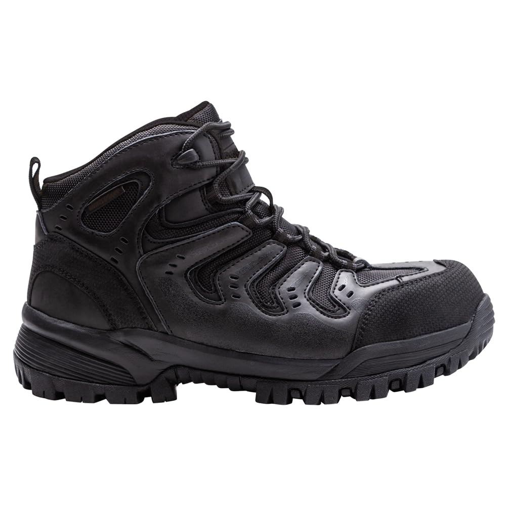 Propet Men's Sentry Electrical Hazard Composite Toe Work Safety Shoes - OSHA Approved for Construction, Warehouse & Industrial Work Environments