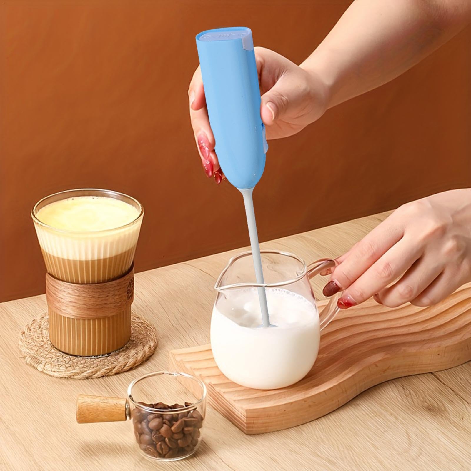 2024 Baby Formula Mixer - Handheld Electric Formula Stirrer | Battery Operated Powder Drink Mixer for Toddlers | Ultra Fast Electric Drink Mixer & Frother Wand | Matcha & Protein Powder Mixer | Perfect for Baby Bottles, Travel & Quick Meal Prep