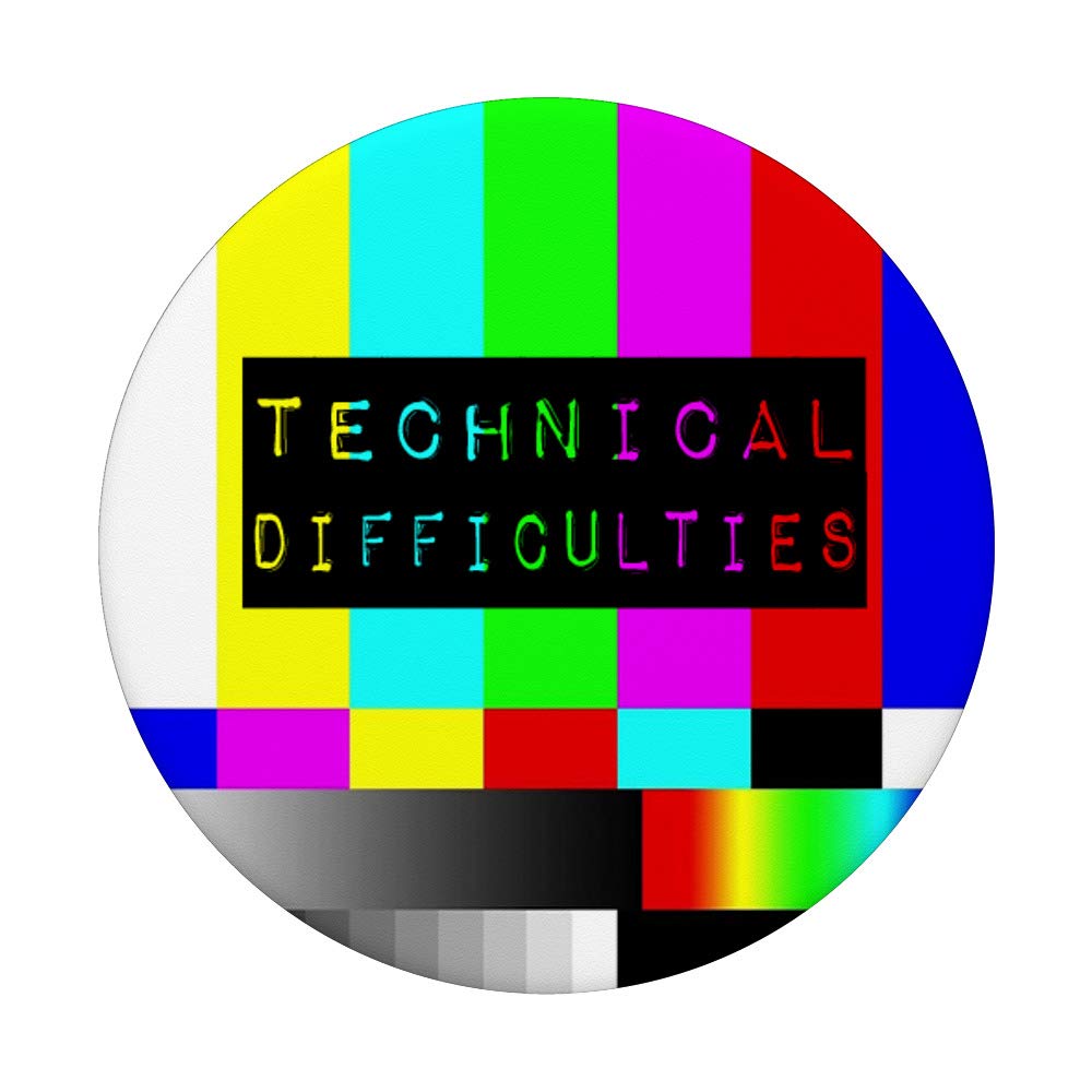 TV Color Bars PopSockets - Swappable Phone Grip for Media Professionals