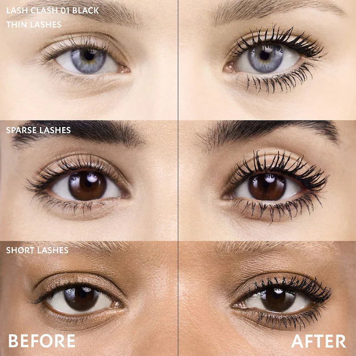 Yves Saint Laurent Lash Clash Extreme Volume Mascara - Lengthening & Volumizing for Dramatic Lashes | Perfect for Night Out & Special Occasions