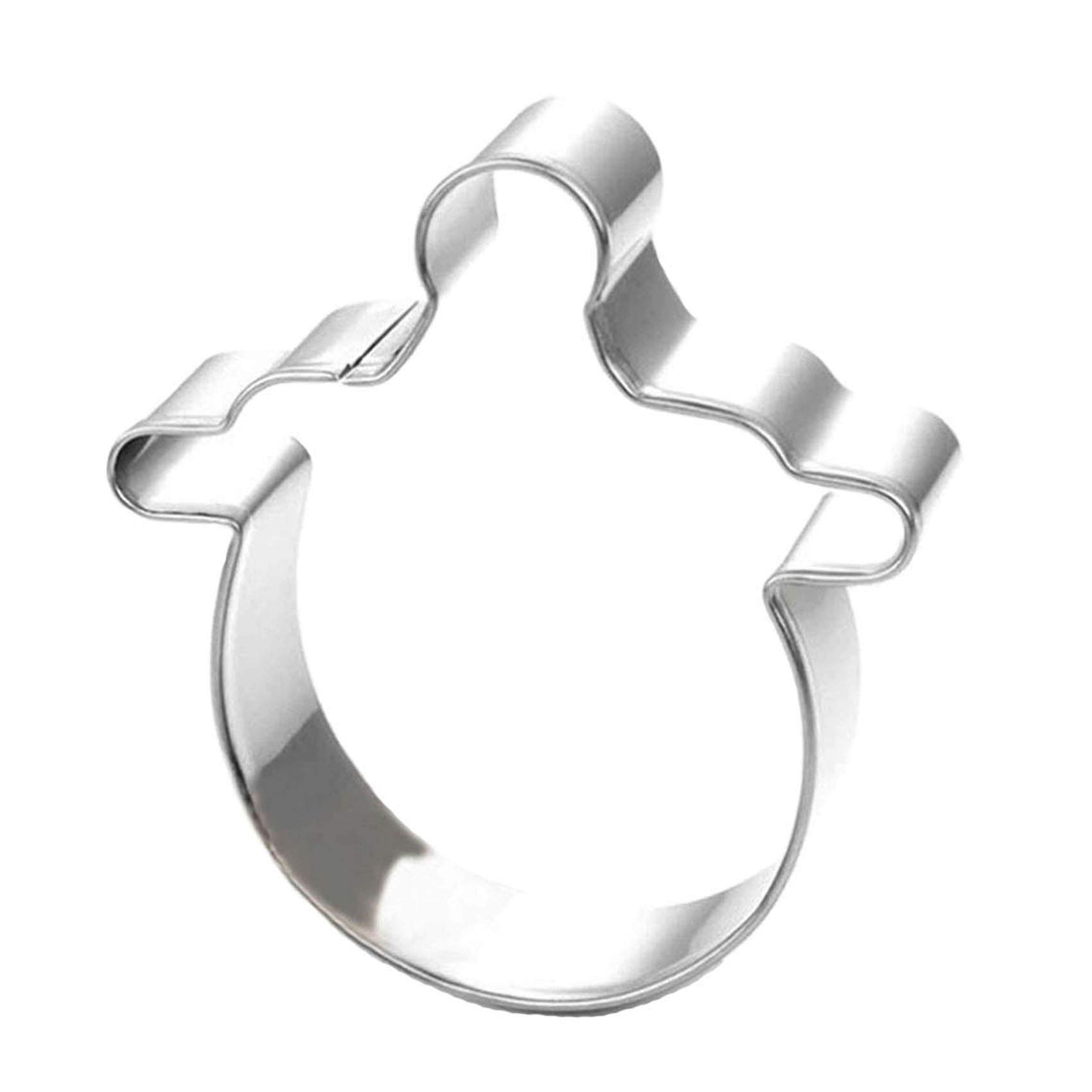 Mini Baby Bottle Teat Nipple Pacifier Shaped Cookie Cutter - Stainless Steel Baking Mold for Baby Shower, Gender Reveal & Newborn Celebration Parties - Perfect for DIY Cookies, Cupcakes & Cake Decorating