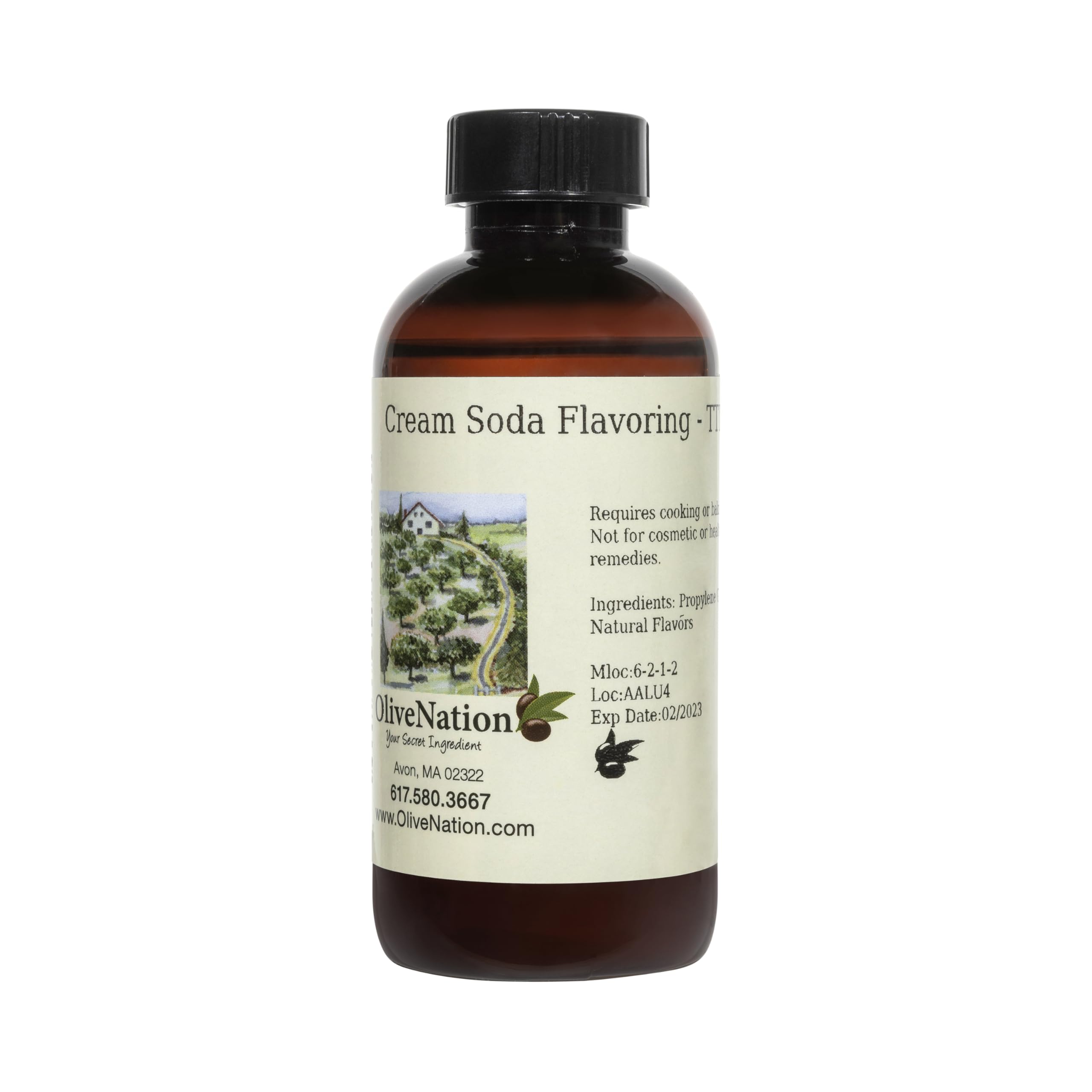 OliveNation Cream Soda Flavoring - 32 fl oz Bottle for Baking, Cocktails & Desserts | TTB Approved Flavor Extract