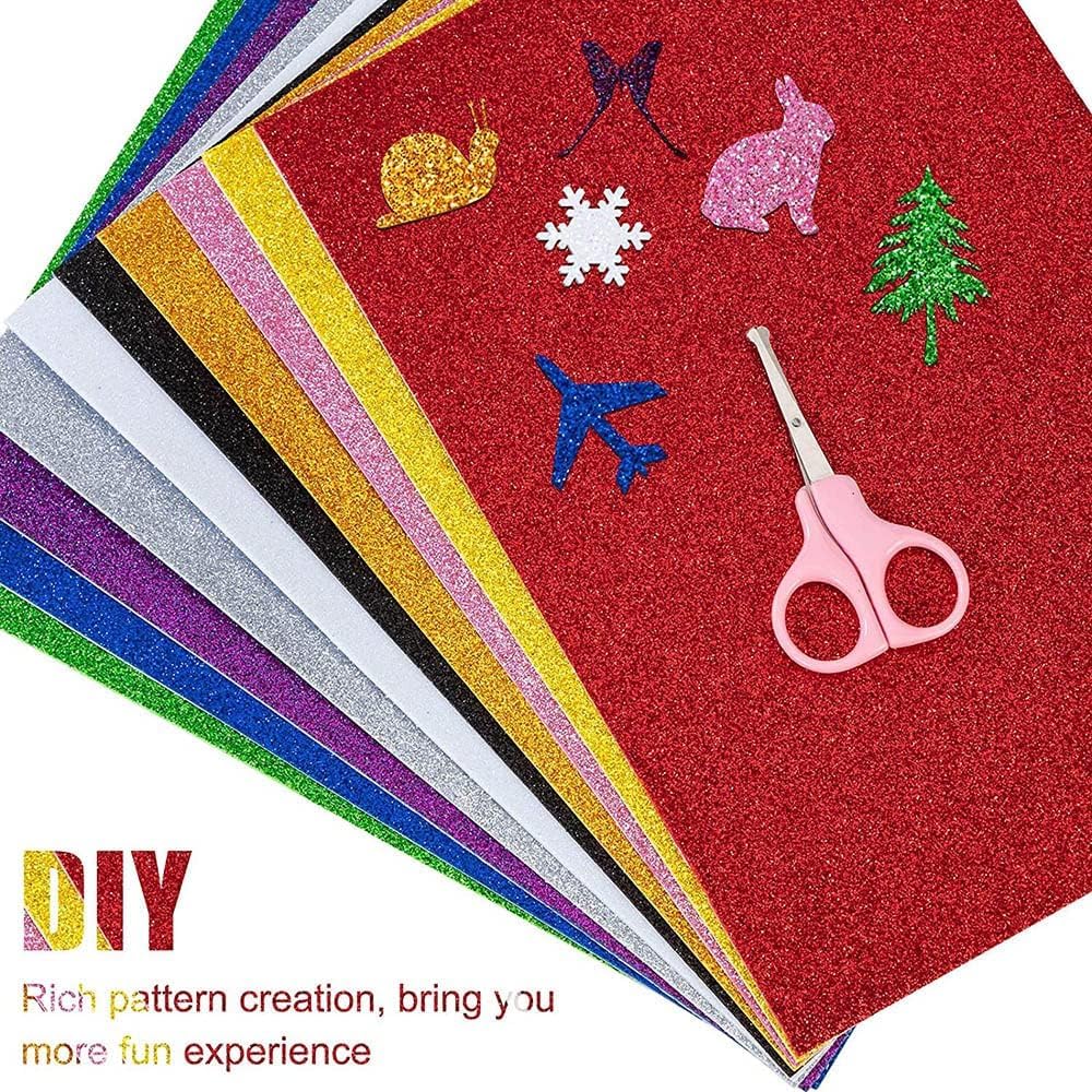 20 Sheets Green Glitter Cardstock 8.5 x 11 Inches | 250gsm Heavyweight Premium Sparkling Card Stock Paper for DIY Card Making, Scrapbooking, Party Decorations & School Projects | Perfect for Greeting Cards, Invitations, Craft Projects & Classroom Activities