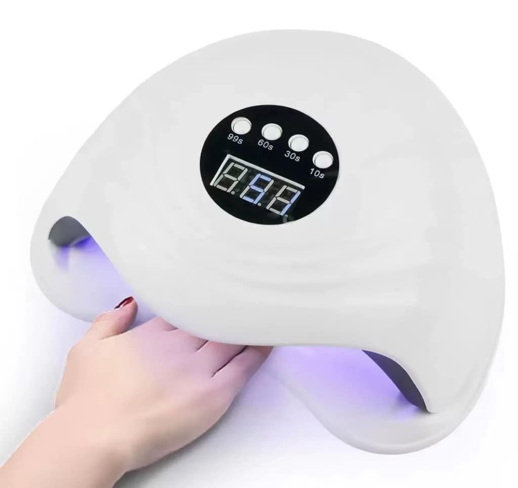 Professional JYYBN UV LED Nail Lamp - 48W Gel Polish Dryer with 4 Timer Settings, Smart Curing Light for Salon & Home Use | Perfect for Manicures, Pedicures & Nail Art Designs