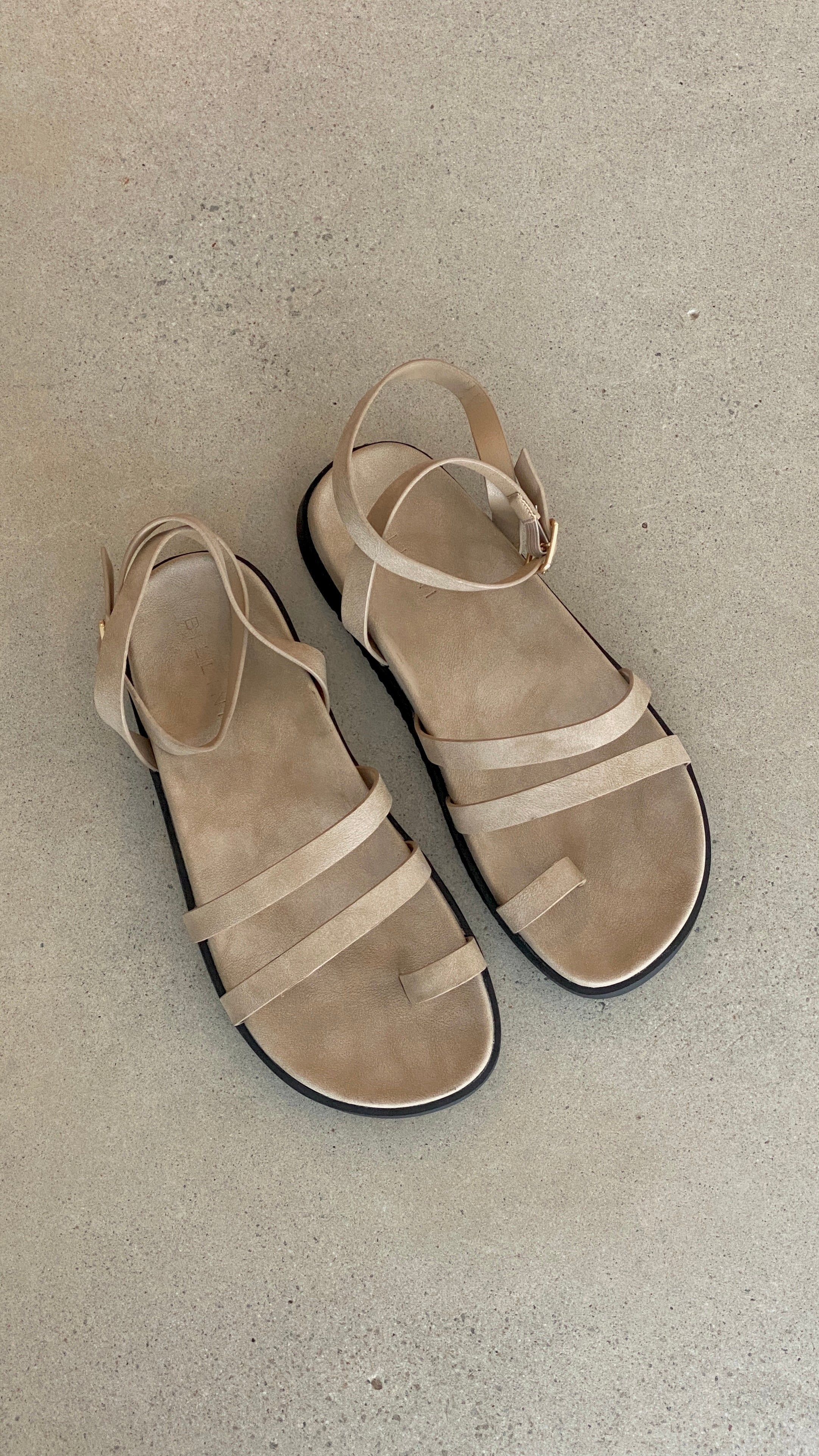 Astrid Women's Taupe Nubuck Sandals - Comfortable Casual Summer Shoes for Beach, Walking & Outdoor Activities