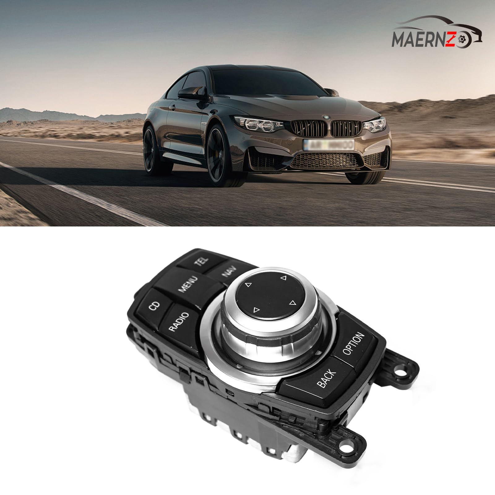 BMW 5 7 Series X3 F01 F02 F03 F04 Multimedia Switch Controller Joystick - 10-PIN Replacement for 65829206444 65829206446 9206446 - Perfect for Car Audio Navigation & Dashboard Control