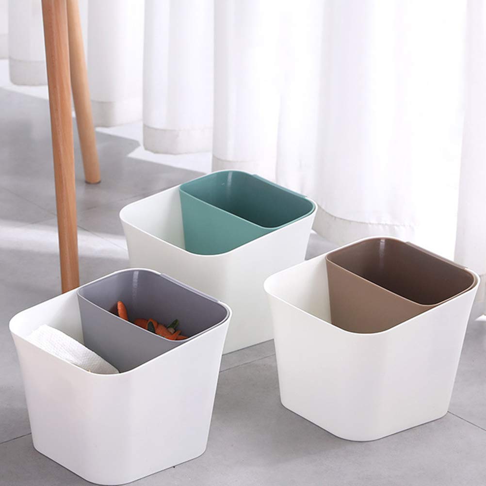 Eco-Friendly Green Waste Bin - Stylish Trash Can for Home, Office & Kitchen | Durable Garbage Pail with Lid, Perfect for Recycling, Bathroom & Household Waste Disposal