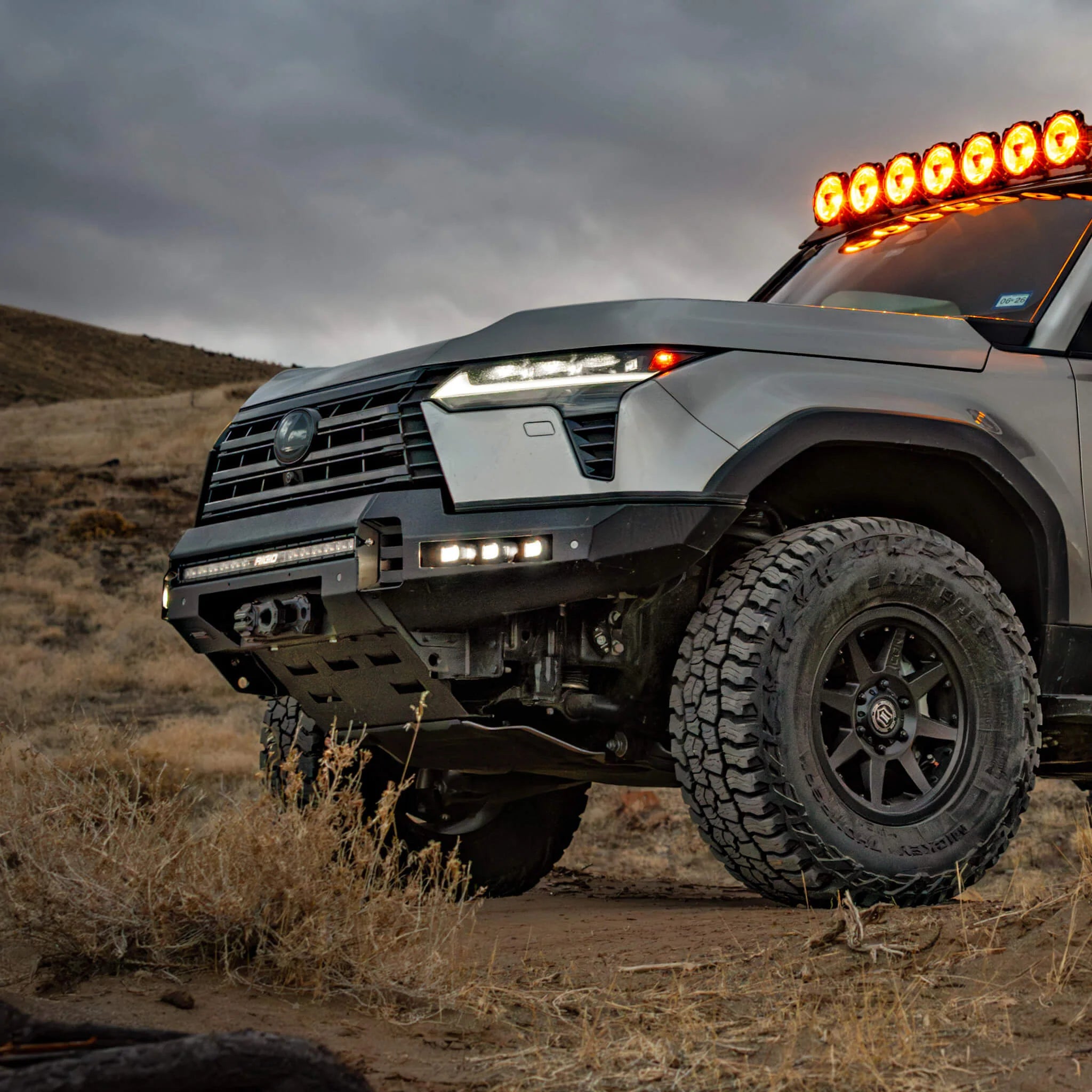 Dissent Off Road High Clearance Front Winch Bumper for 2024+ Lexus GX 550 | Heavy Duty Off-Road Protection | Perfect for Rock Crawling & Overlanding Adventures