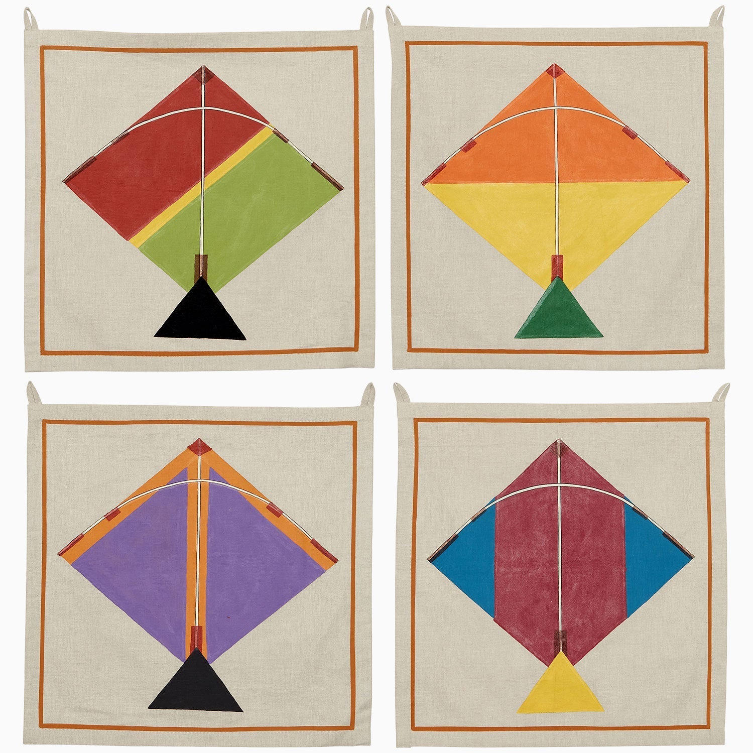 Beautiful Kite Tapestry Wall Hanging Set - Boho Home Decor for Bedroom, Living Room & Dorm - Lightweight Fabric Art for Indoor & Outdoor Use