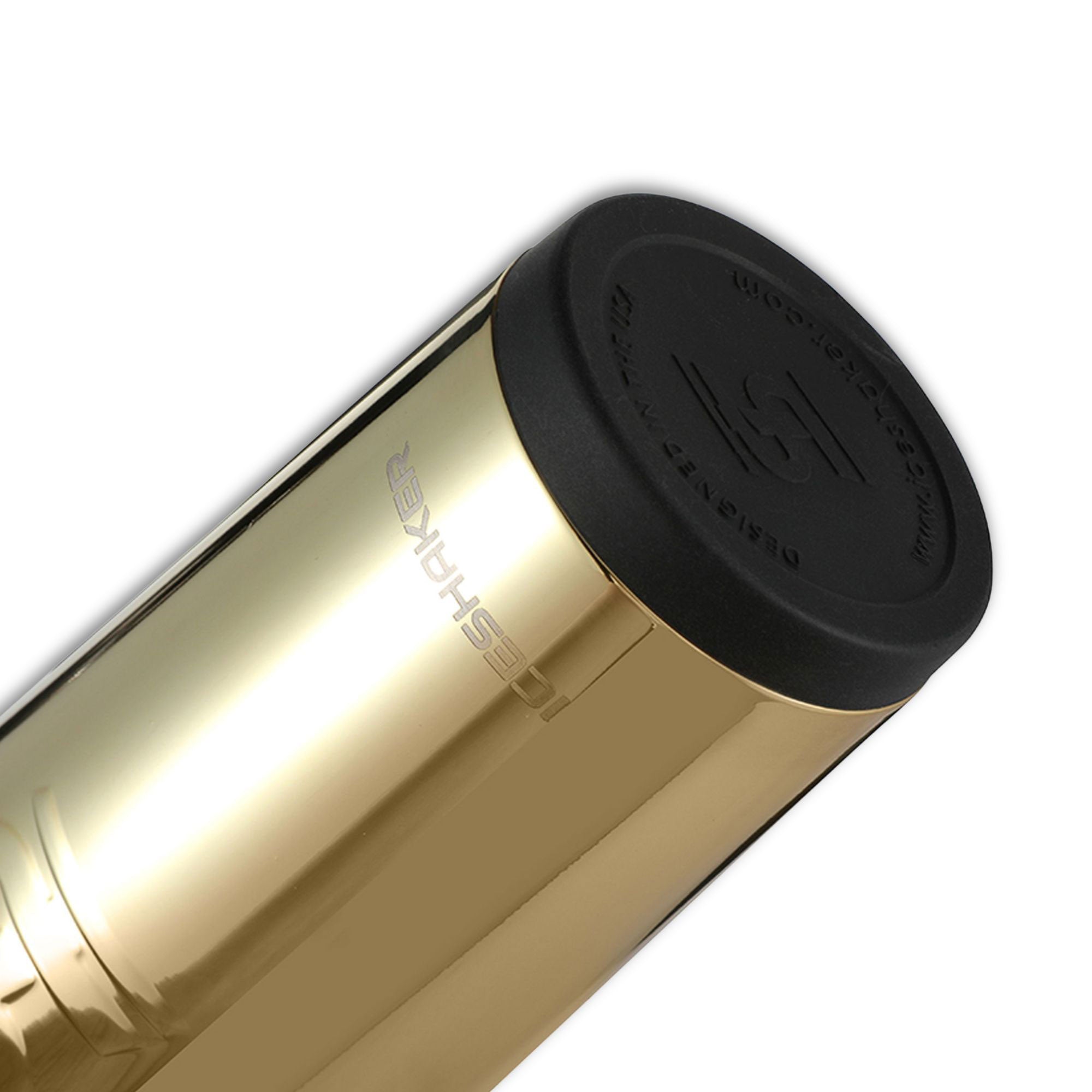 26oz Insulated Stainless Steel Ice Shaker Bottle with Leak-Proof Lid - Gold - Perfect for Gym, Workouts, Protein Shakes & On-the-Go Hydration