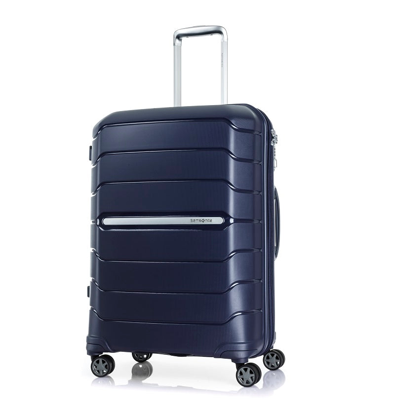 Samsonite OC2lite 28-Inch Medium 4-Wheel Hardside Spinner Luggage Suitcase - Navy Blue | Lightweight & Durable Travel Luggage for Business Trips & Vacations