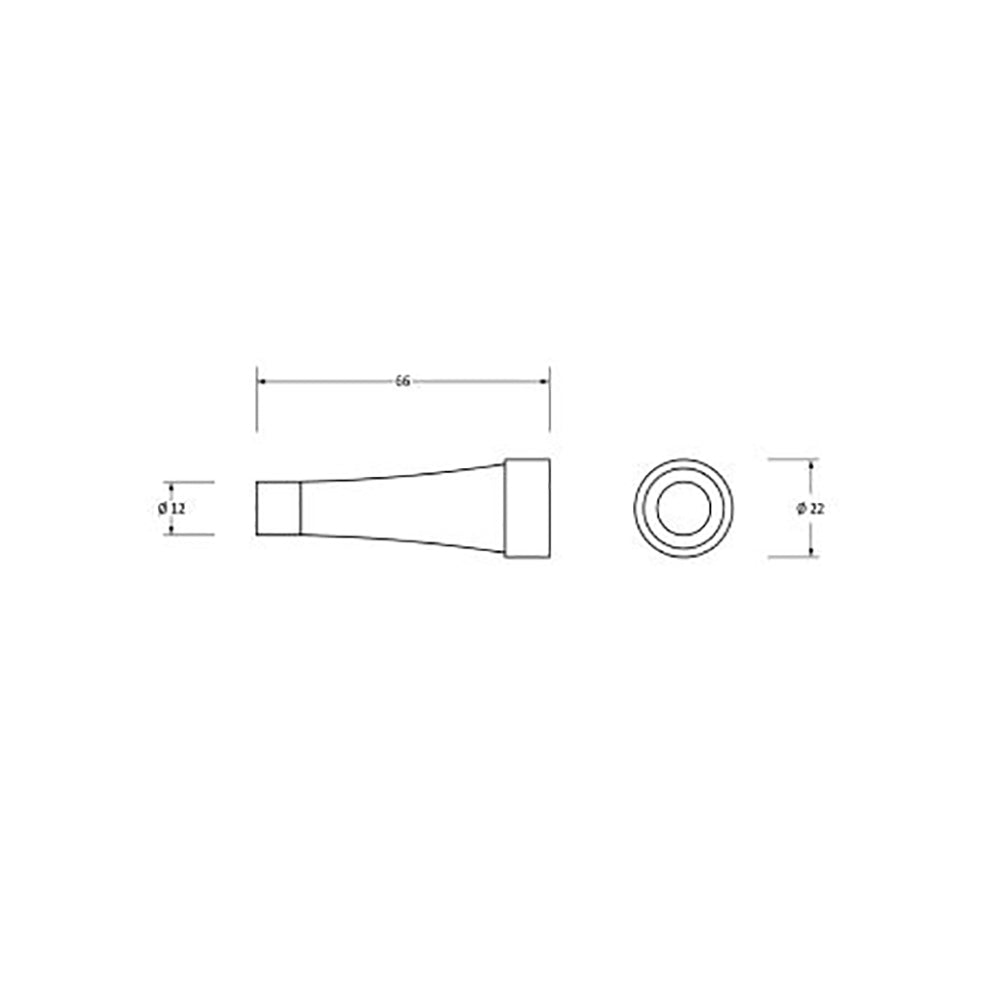 Stainless Steel Door Stopper with Satin Finish - Heavy Duty Door Wedge for Home, Office & Hotel - Perfect for Sliding Doors, French Doors & Hardwood Floors