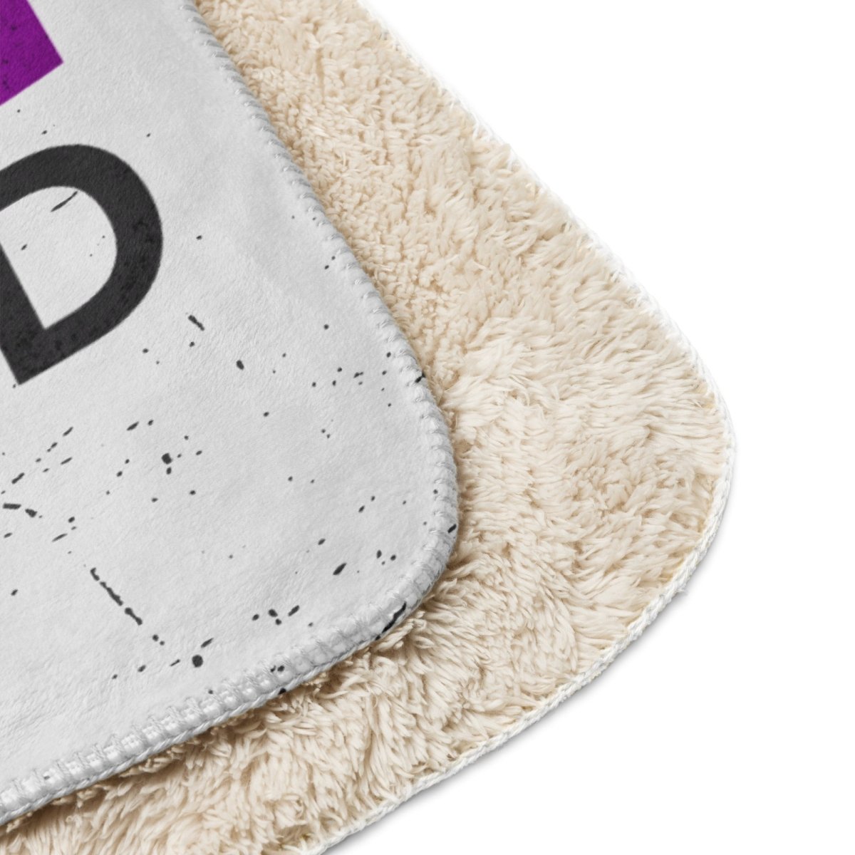 Sober & Proud Resilience Sherpa Blanket - Soft Warm Fleece Throw for Recovery & Sobriety - Perfect for AA Meetings, Meditation & Cozy Home Comfort
