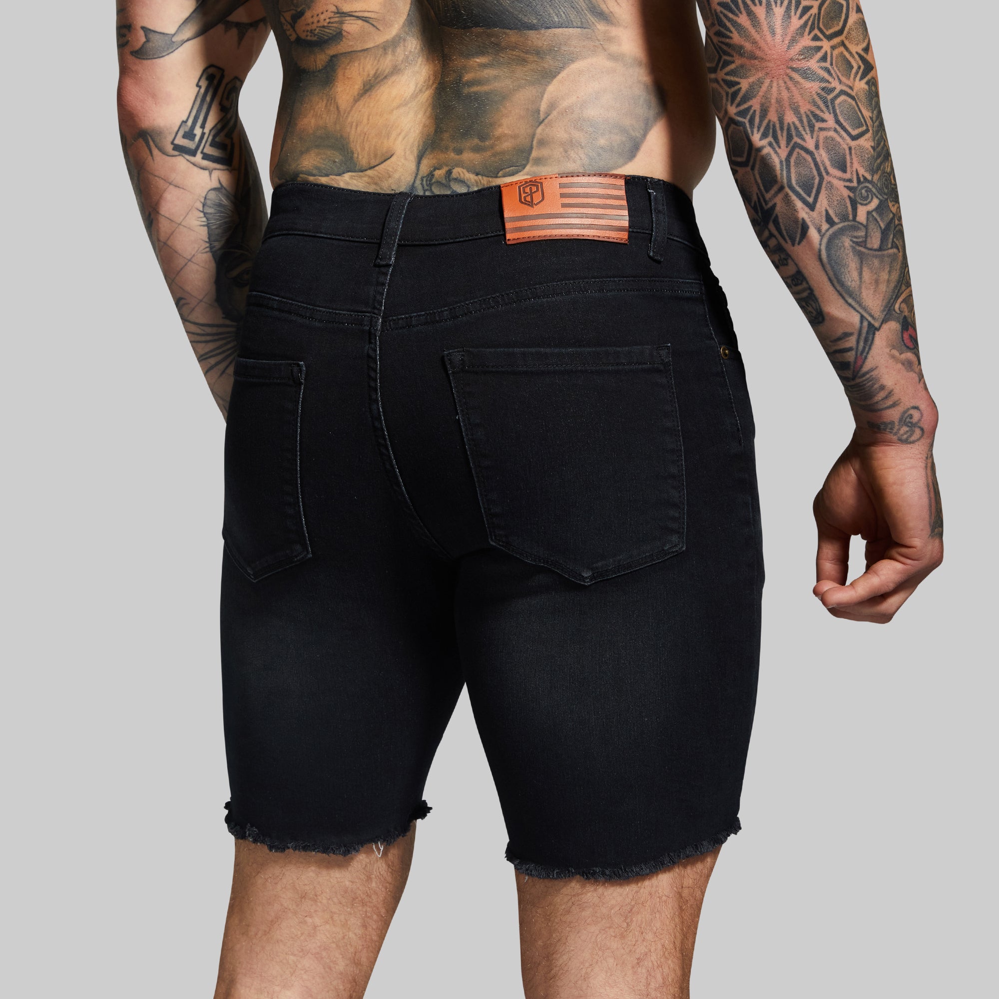 Stretchy Denim Jorts for Women - High Waist Black Jean Shorts with Flex Comfort | Perfect for Summer Outfits, Beach Vacations & Casual Wear