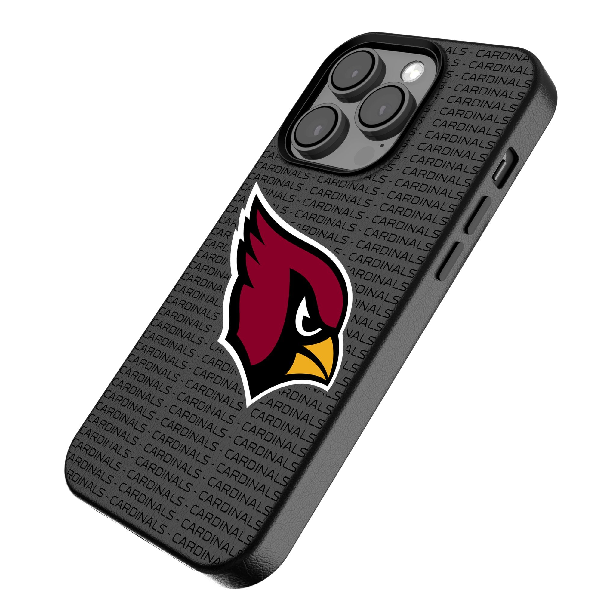 Arizona Cardinals MagSafe Compatible iPhone Case - Text Backdrop Design for Apple iPhone 12/13/14/15 Pro Max - Perfect for Game Day & Cardinals Fans