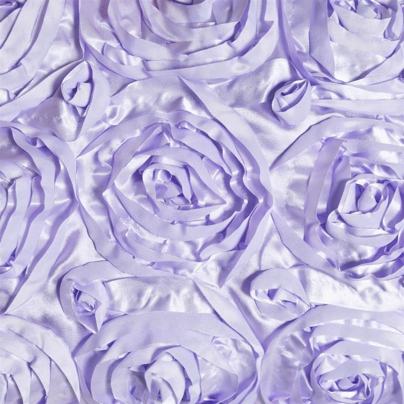 Elegant Satin Ribbon Roses Table Runner for Wedding Decor, Party Centerpiece, and Home Dining Table Decoration