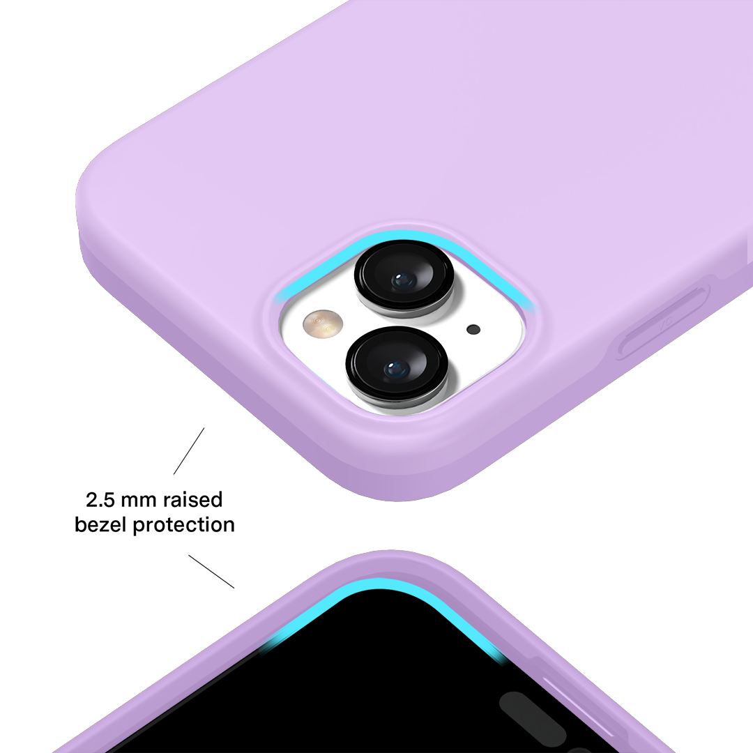 Lilac Gelato iPhone Case - Trendy Protective Cover for iPhone 13/14/15 - Soft Matte Finish & Shockproof Design - Perfect for Everyday Use, Travel & Gifting