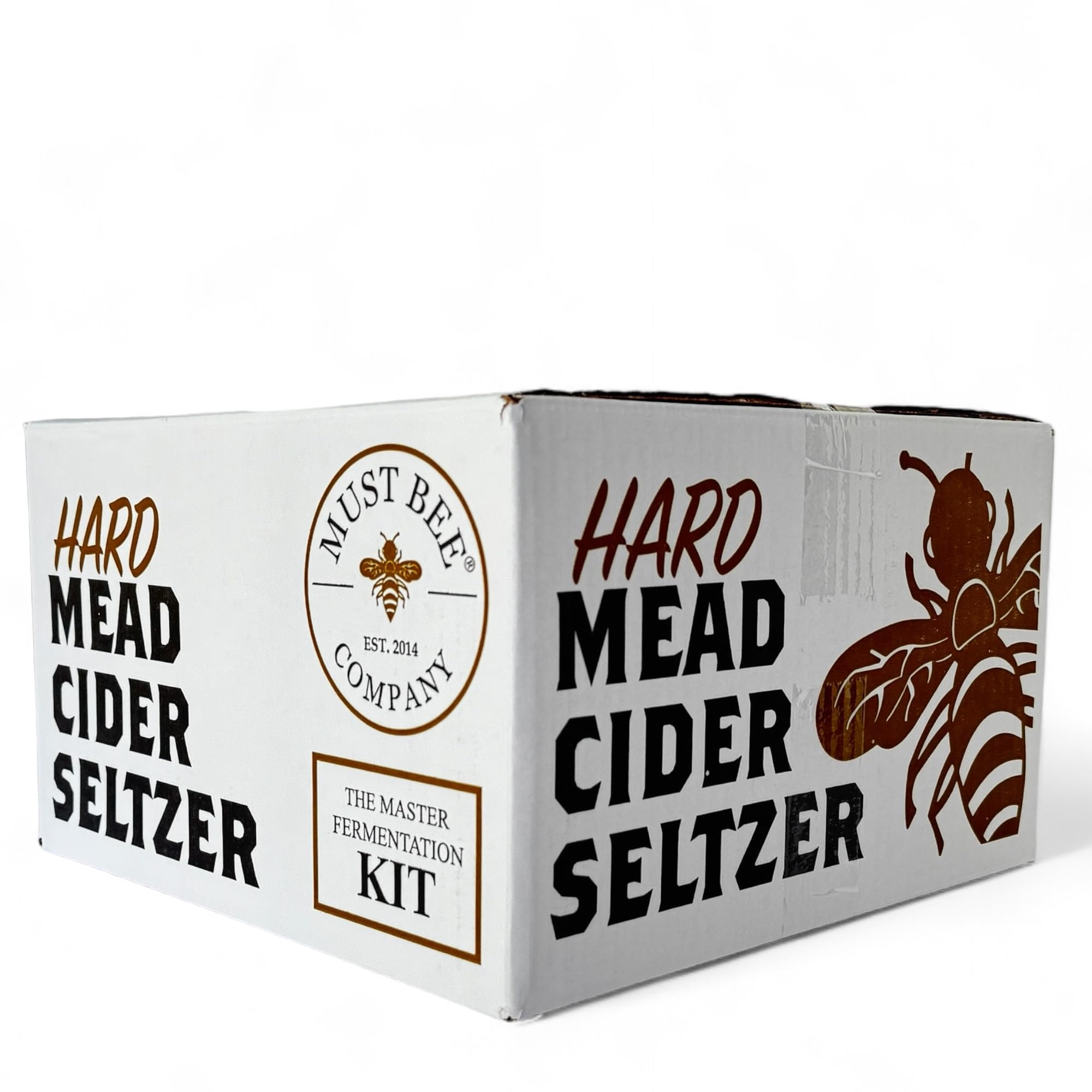 Must Bee Company - Master Fermentation Kit for Homebrewing Mead, Hard Cider & Hard Seltzer | Complete Starter Kit with Supplies for Beginners & Enthusiasts | Includes Orange Spice & Lemon Flavor Alcohol Infusion | Perfect for DIY Brewing, Gifts & Home Bar Setup