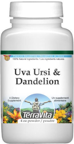 Uva Ursi and Dandelion Powder Supplement - 4 oz Herbal Blend (ZIN: 513001) for Urinary Tract Support & Natural Detox - Perfect for Tea, Smoothies, and Wellness Routines