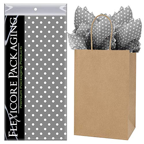 Gray Polka Dots