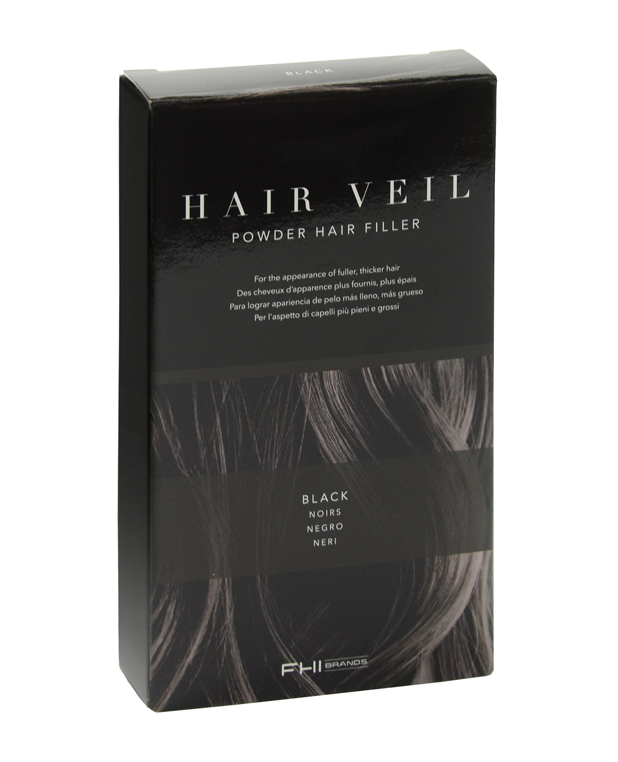 FHI Heat Hair Veil Powder - Volumizing Hair Filler for Fuller, Thicker & Healthier Looking Hair | Instant Root Coverage & Styling Solution for Thin Hair, Bald Spots & Hair Loss | Perfect for Daily Use, Special Occasions & Confidence Boosting