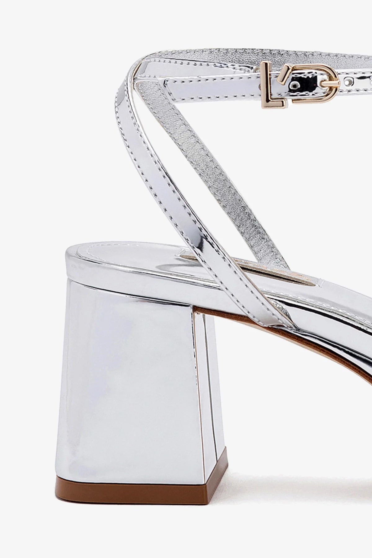 Gio Silver Mirror Sandals for Women - Stylish Comfortable Summer Beach Sandals for Casual Outings and Vacation Wear
