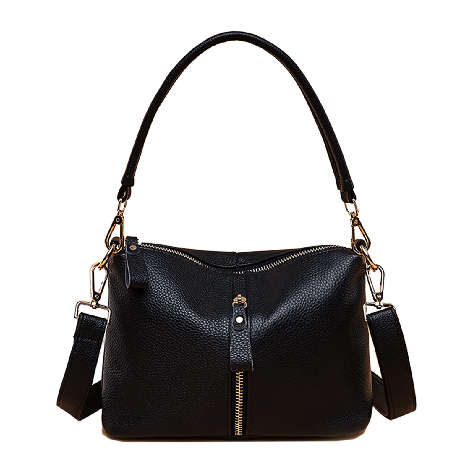 Genuine Leather Hobo Bags for Women - Small Crossbody Purse with 2 Adjustable Straps, Shoulder Bag & Tote Handbag | Perfect for Work, Travel & Everyday Use
