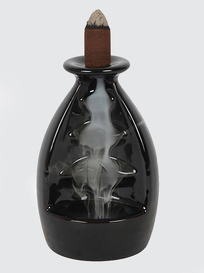 Namaste Cocoon Backflow Incense Burner - Aromatherapy Diffuser for Meditation, Yoga & Home Relaxation - Perfect for Stress Relief and Spiritual Practice