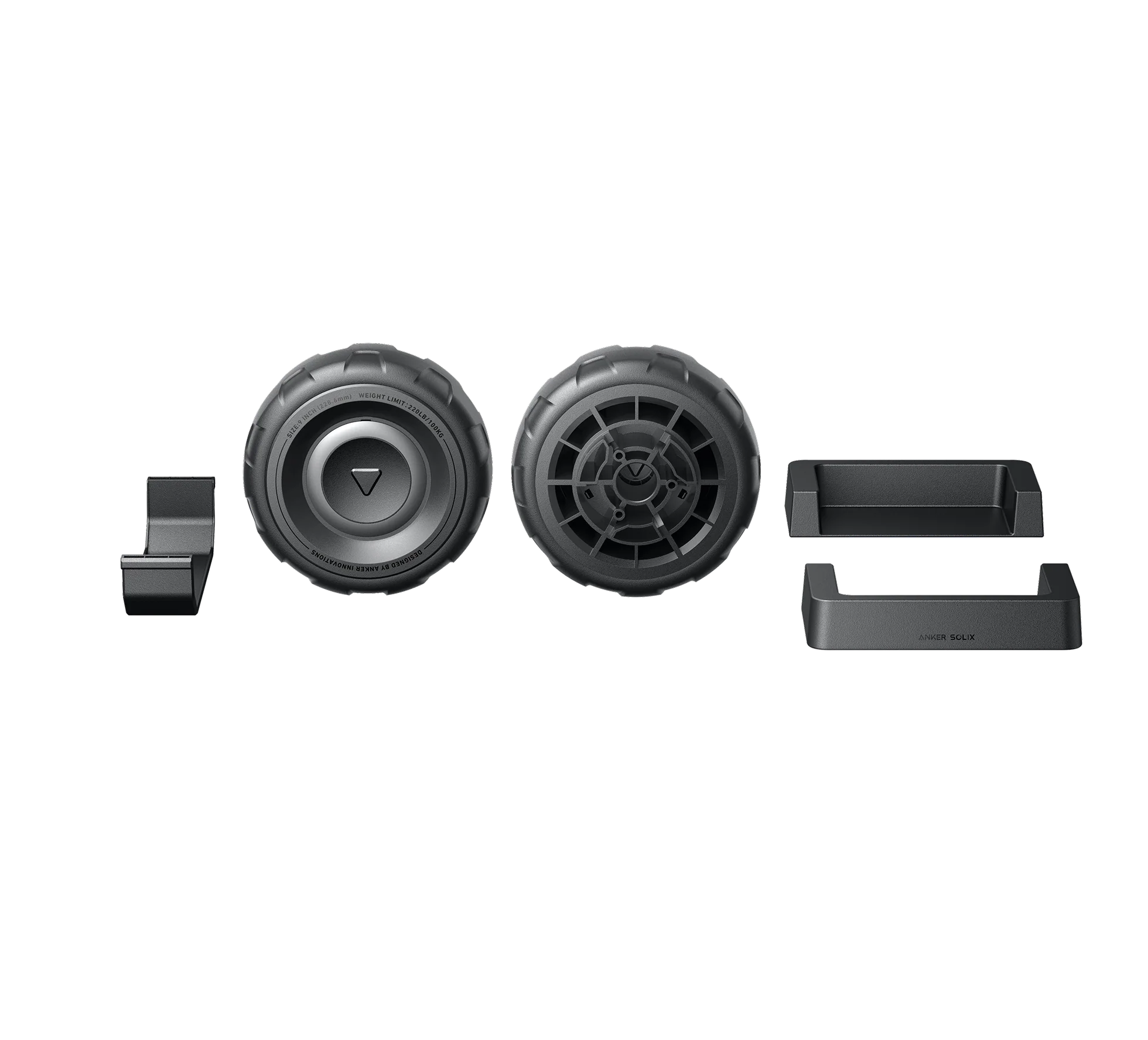 Anker SOLIX EverFrost 2 Beach Wheels - Portable Cooler Wheels for Outdoor, Camping & Beach - Heavy Duty All-Terrain Cart Wheels for Coolers, Ice Chests & Picnic Gear