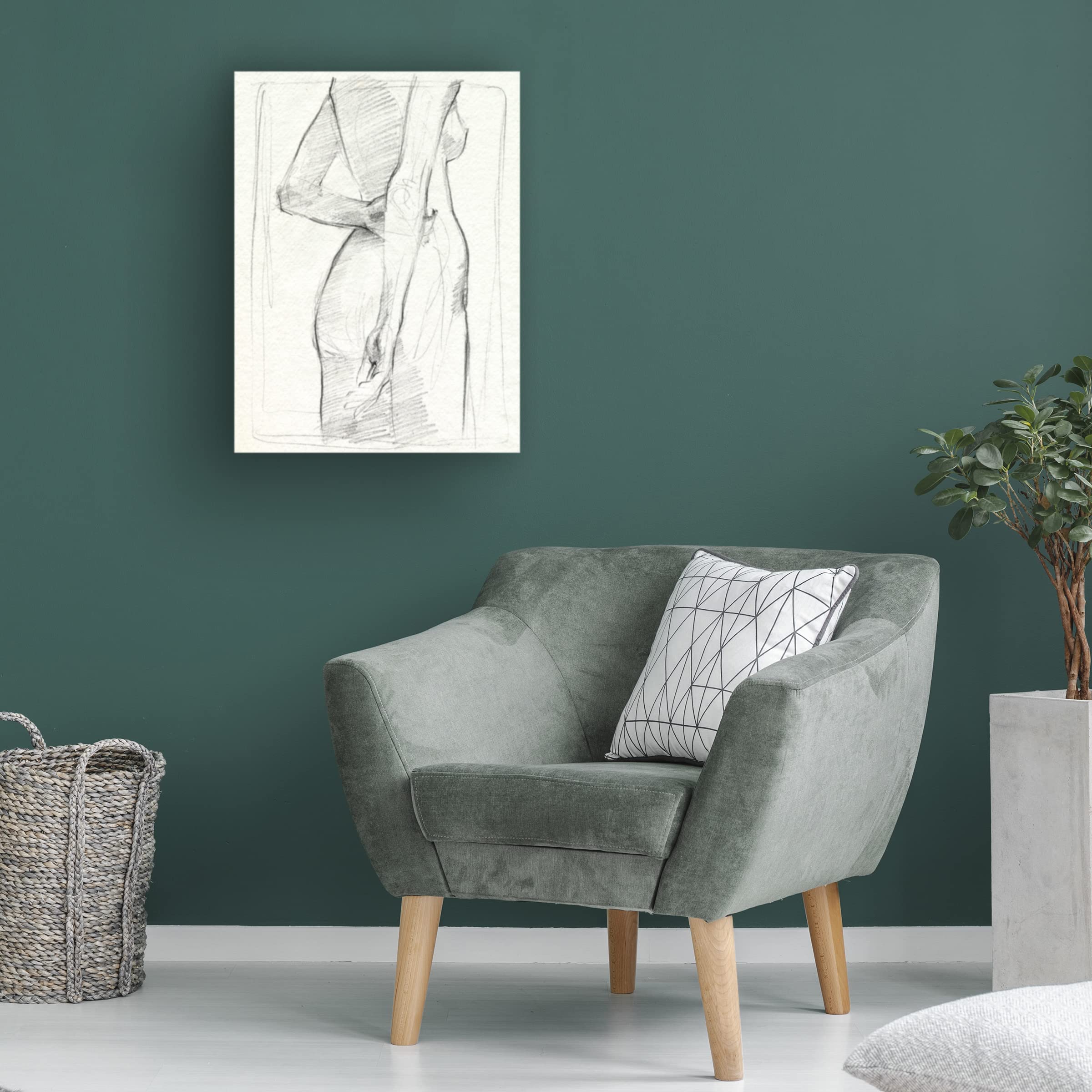 Demure I Canvas Art by Jennifer Paxton Parker - Handmade Wall Decor for Living Room, Bedroom & Office - Trademark Fine Art Collection