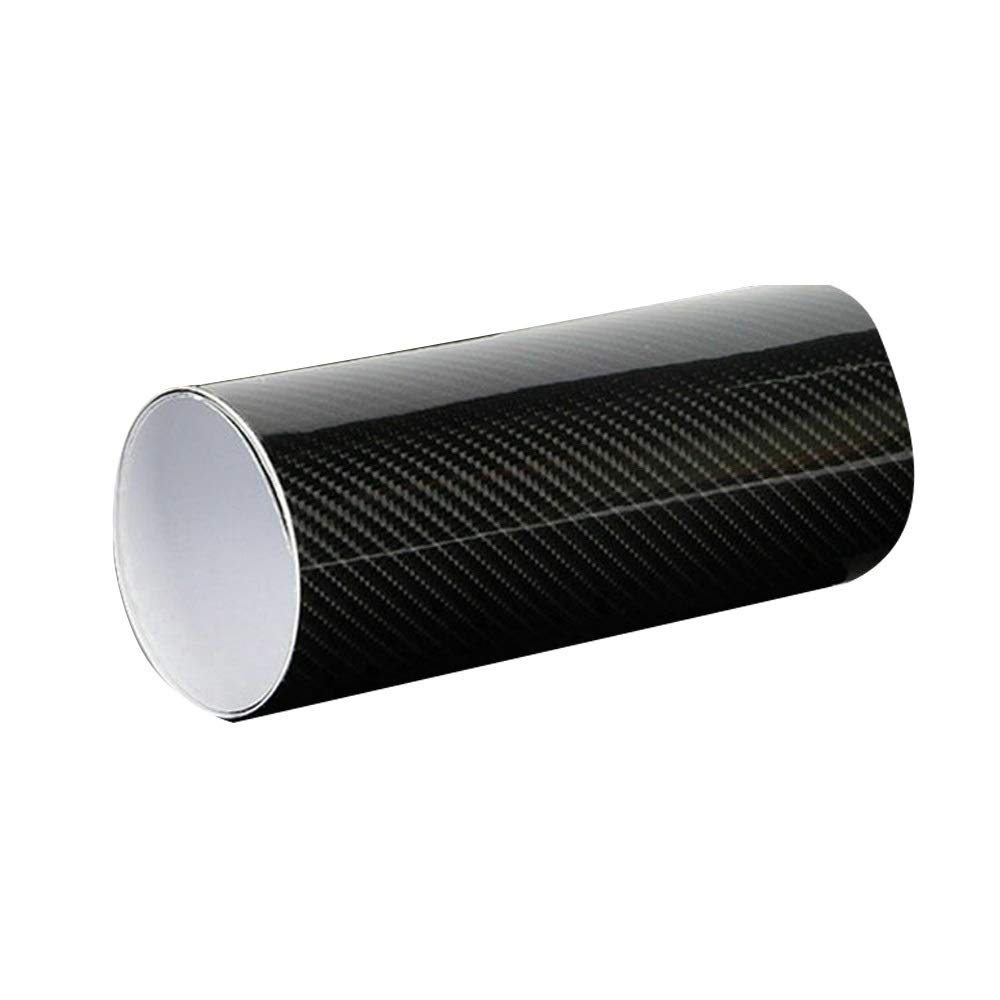 7D Waterproof Carbon Fiber Vinyl Wrap - 30cm x 152cm Car Sticker for Exterior Styling
