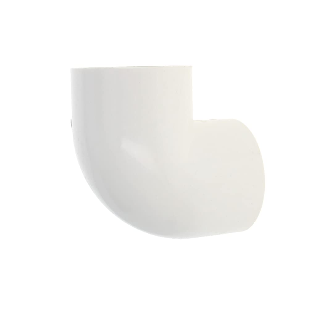 Yinpecly 50mm ID Slip 90 Degree PVC Pipe Fitting Elbow Adapter Connector - White Tone (5Pcs) for Garden Hose Irrigation & Watering Systems | Perfect for DIY Plumbing, Sprinkler Systems & Outdoor Watering Solutions