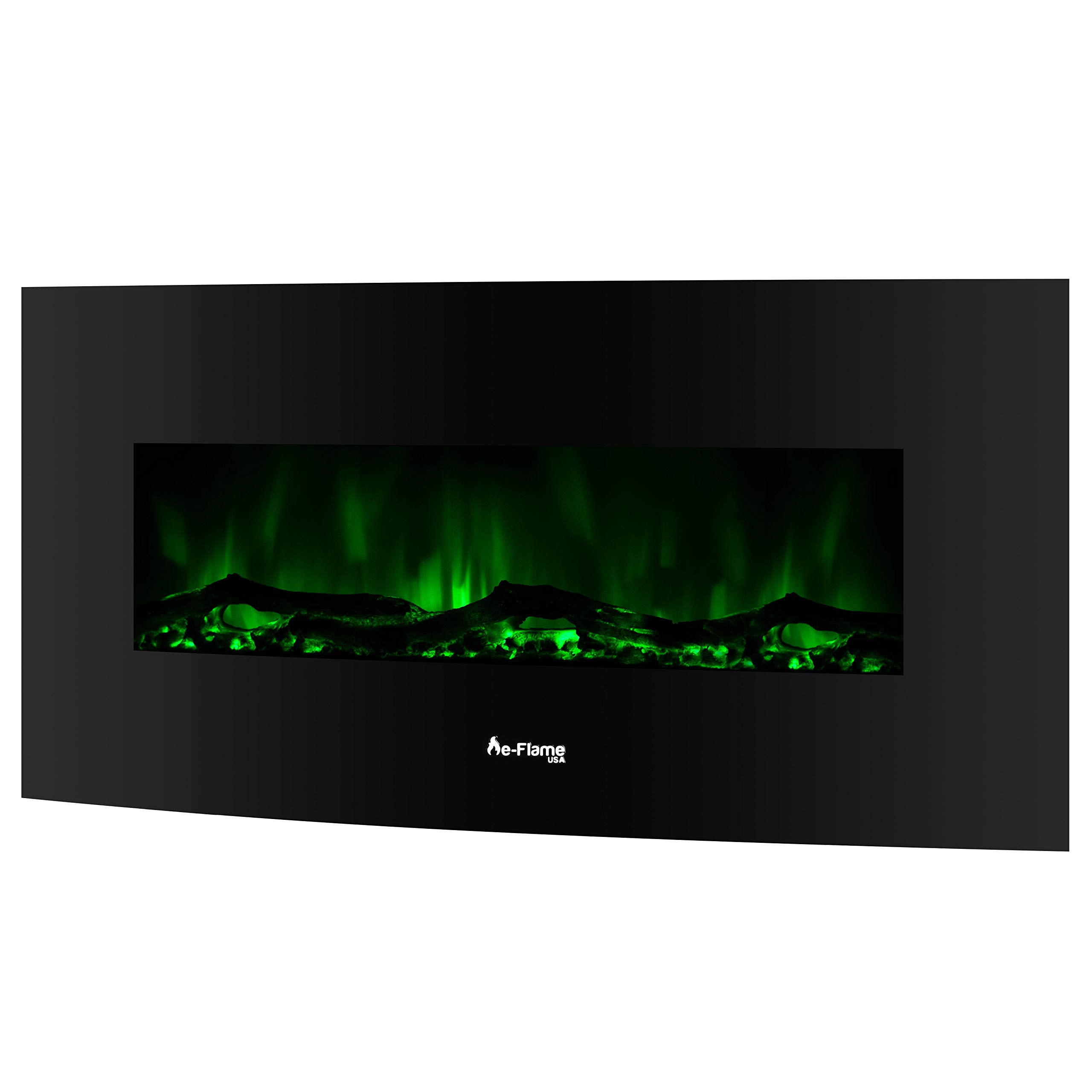 48-inch Sundance LED Electric Fireplace - Wall Mount or Freestanding with Remote Control, Adjustable Flame & Timer - Perfect for Living Room, Bedroom & Office Heating & Ambiance