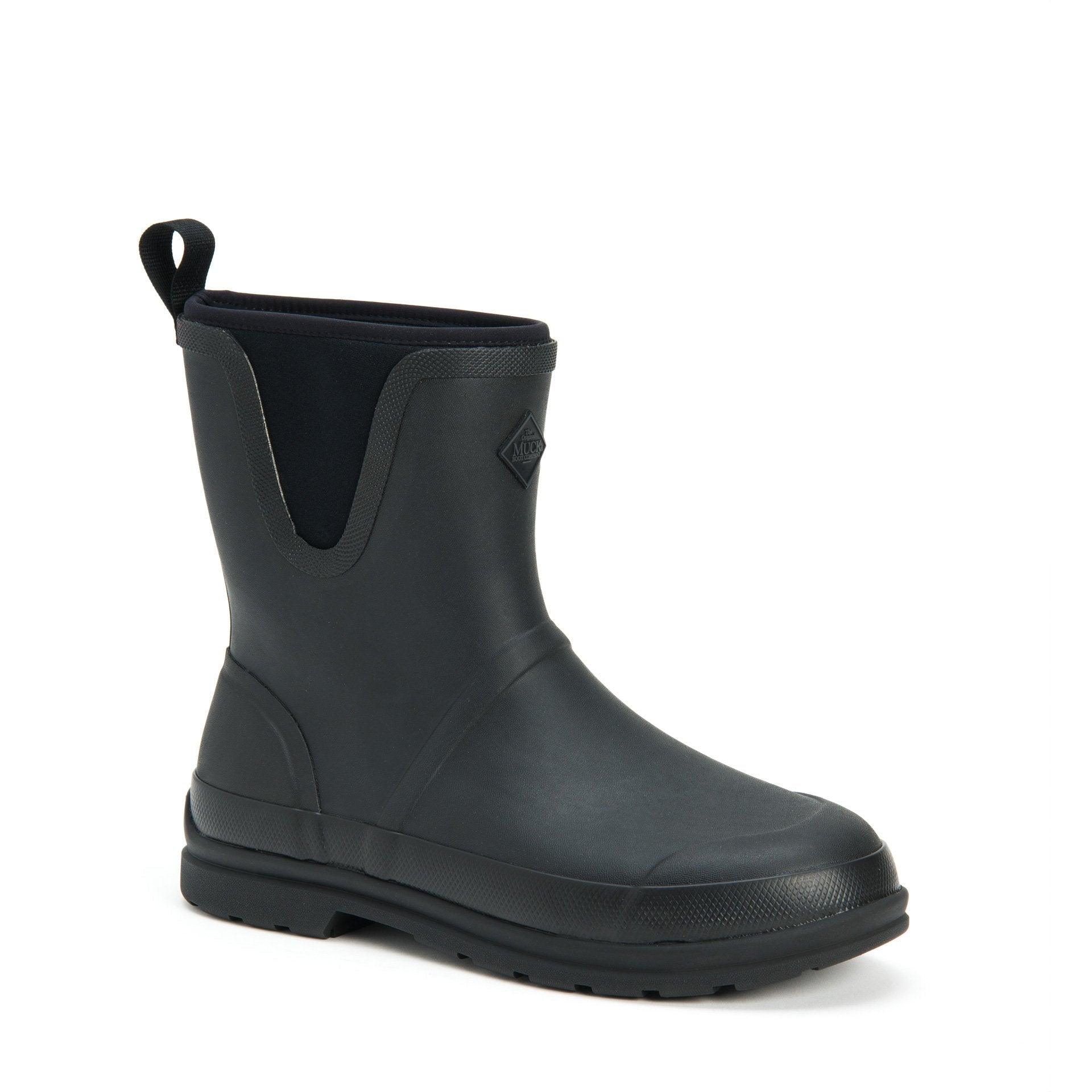 Muck Boot Company Men's Muck Originals Pull-On Mid Boots - Waterproof Rubber Work Boots for Outdoor, Hunting & Farming | Durable & Comfortable Winter Footwear