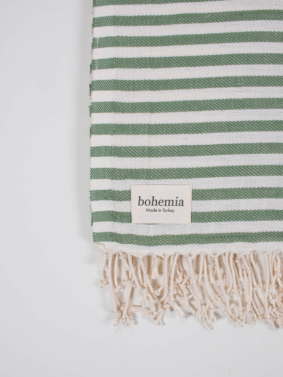 Sorrento Hammam Towel - Premium Turkish Cotton Bath Towel, Olive Green - Perfect for Spa, Beach, Yoga & Home Luxury