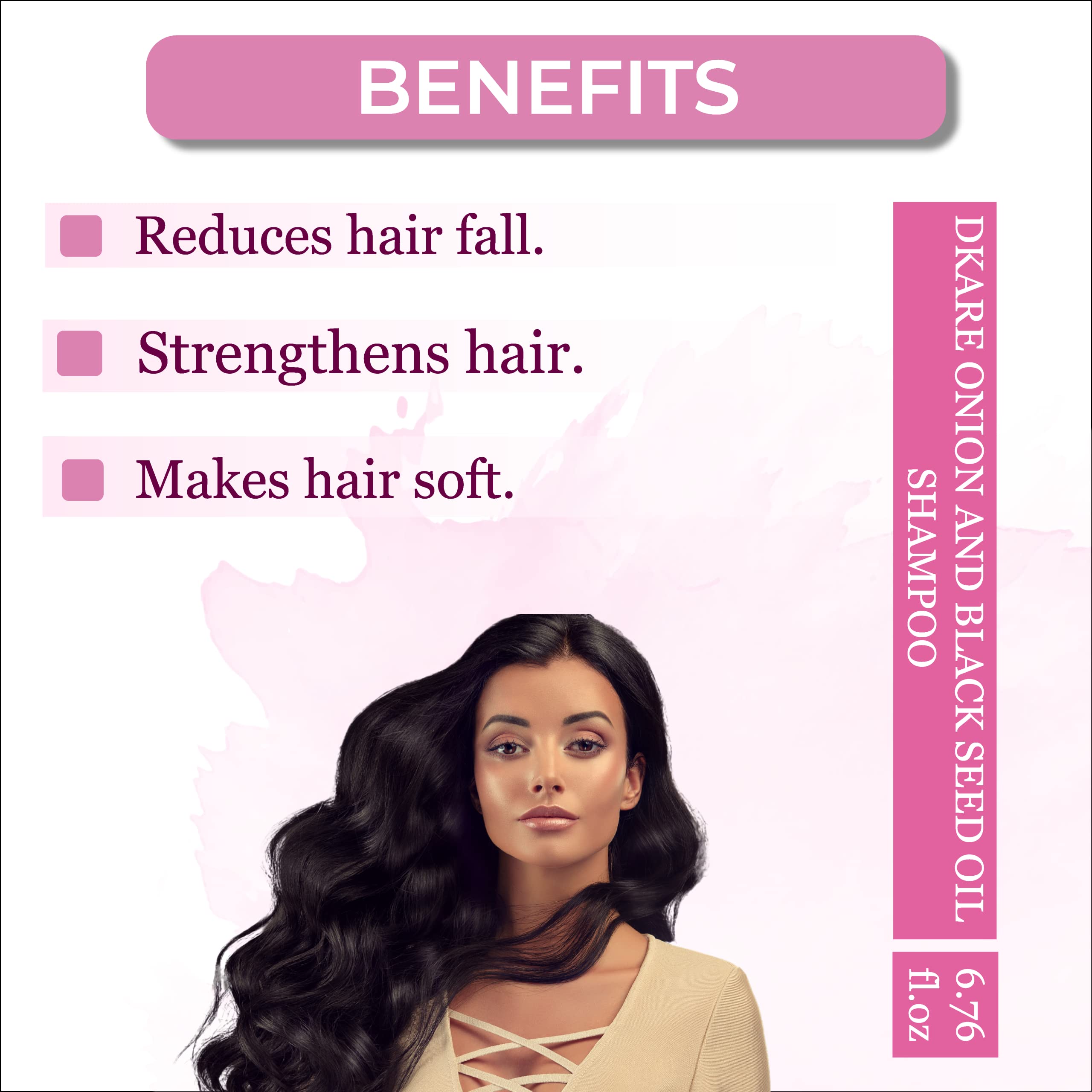 DKare Argan Onion & Black Seed Oil Hair Conditioner - 14+ Natural Herbs for Hair Growth & Reduce Hair Fall | Sulfate-Free, Paraben-Free, Silicone-Free | For Men & Women (170mL) - Perfect for Dry, Damaged Hair & Daily Nourishment