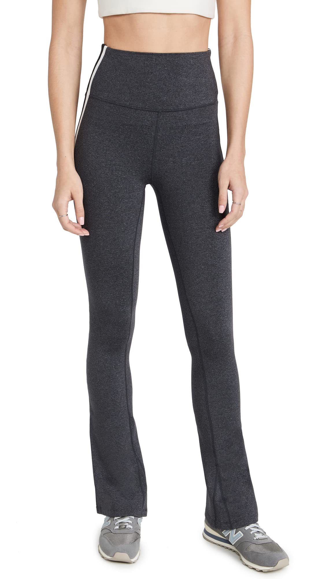 Splits59 Women's Raquel High-Waisted Striped Flare Yoga Pants - Comfortable & Stylish for Yoga, Workouts & Casual Wear