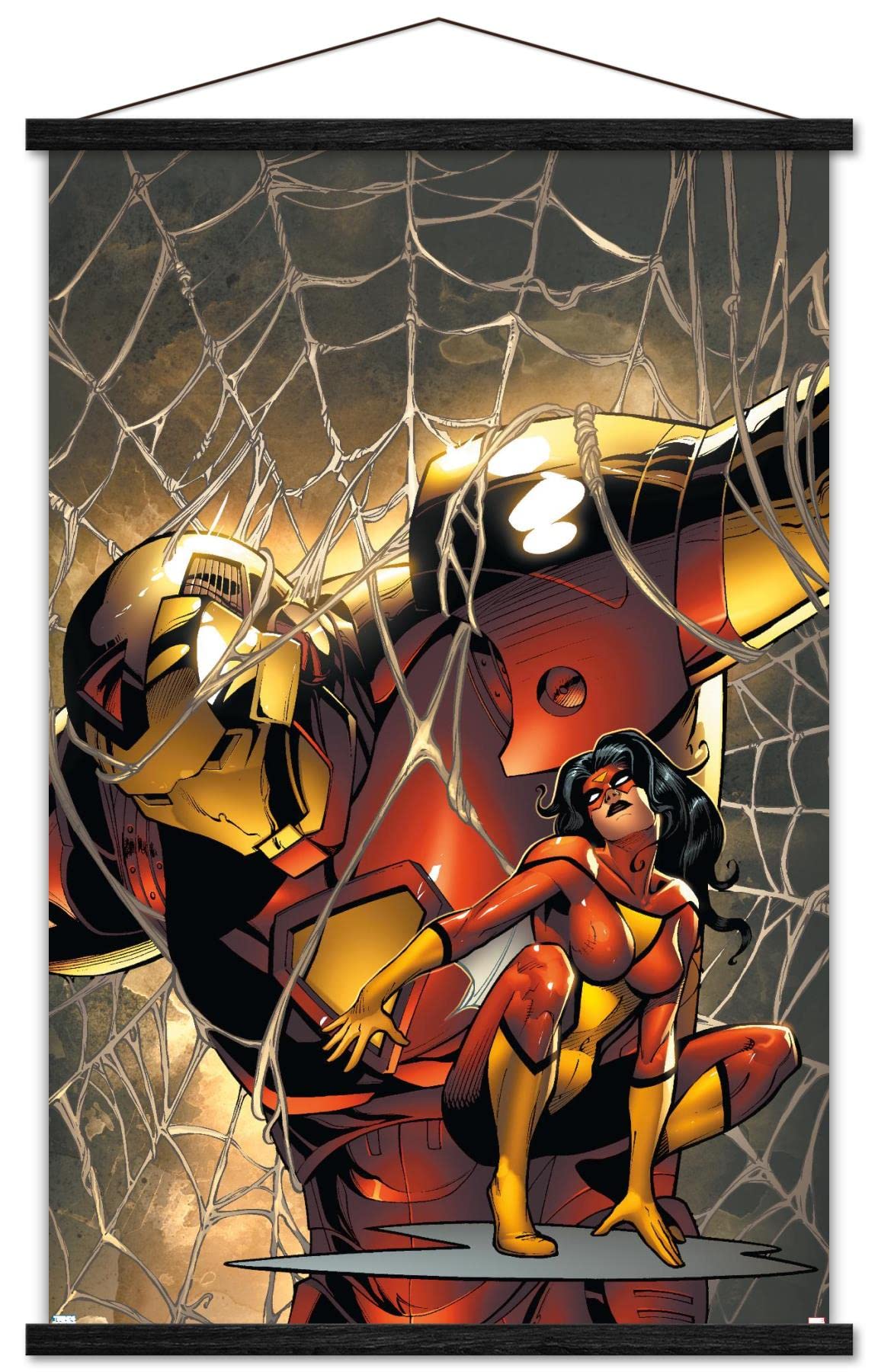 Marvel Adventures Iron Man #10 Spider Woman Wall Poster - 22.375