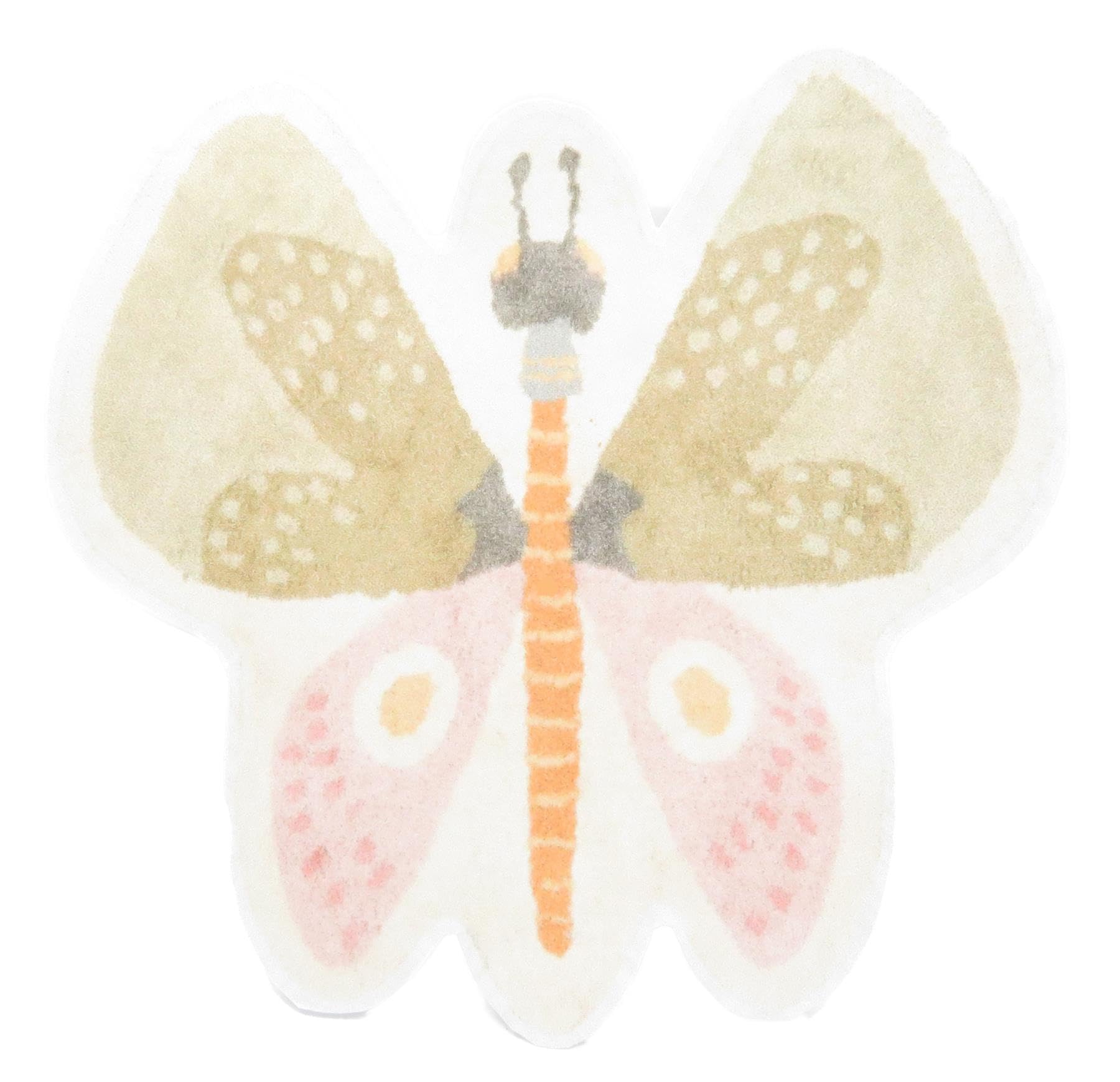 1:12 Scale Melody Jane Dollhouse Butterfly Rug - Modern Printed Card Mat for Bedroom & Nursery Accessories | Perfect for Dollhouse Decor, Miniature Room Setup & Collectible Displays